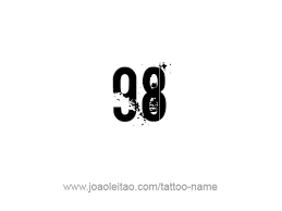 Roman numeral tattoos are elegant and will never go out of style. Ninety Eight 98 Number Tattoo Designs Tattoos With Names Name Tattoos Number Tattoos Tattoos