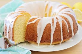 Beat in the melted butter and 1 tablespoon water. Lemon Pound Cake With A Lemon Glaze Lil Luna