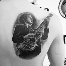 More black dog names from our readers. Blonde Tattoo Studio Angus Young Ac Dc Blonde Tattoo Studio Artista