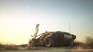 Desert Lamborghini Car Artwork Car Max Vehicles