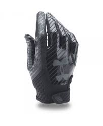 Spotlight Mens American Football Gloves Black