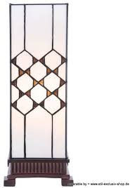 Grossere Moderne Helle Tiffany Tisch Lampe P White 17x17x44cm 1xe 14 40w Ein Sehr Helles Funkelndes Licht Liebevoll Aus Ausgesu Vitrail