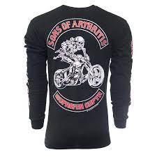 In addition, the biker clothing company offers men's shirts. Ibuprofen Chapter Long Sleeve Biker T Shirt Sons Of Arthritis