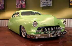 Image result for Everglade Green 1950 Mercury