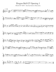 Gt came hot off the heels of the end of the dragon ball z anime and would pick up where dbz left off. Dragon Ball Gt Opening 1 Sheet Music For Flute Solo Download And Print In Pdf Or Midi Free Sheet Music For Dan Dan Kokoro Hikareteku By Field Of View Musescore Com