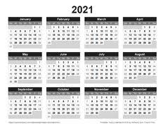 Download 2021 and 2022 pdf calendars of all sorts. Download A Free Printable 2021 Yearly Calendar From Vertex42 Com Printable Calendar Template Printable Calendar Free Printable Calendar