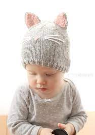 You can't go wrong with knitting baby hats. Pretty Kitty Cat Hat Knitting Pattern Little Red Window