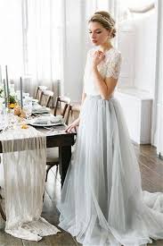 Elegant Ivory And Gray Long Lace Tulle Simple Flowy Prom Dresses Z0966 Short Sleeve Prom Dresses Prom Dresses With Sleeves Chiffon Party Dress