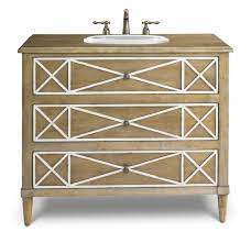 W 41.25 x d 18.75 x h 4 features 2 functioning drawers includes reinforced acrylic composite. Genevieve 41 Inch Chest Bathroom Vanity By Cole Co Designer Series