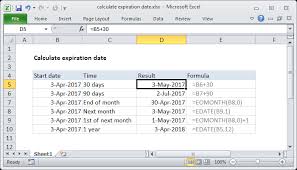 In some cases, missing a credit card payment or making a late payment could cause your 0 percent intro apr period to end early. Excel Formula Calculate Expiration Date Exceljet