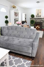 Novogratz Vintage Tufted Sofa Bed For Under 500 Dagmar S Home Creative Home Decor Contemporary Home Decor Decor