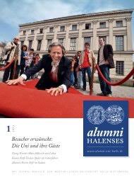 Adresse, telefon, email, soziale netzwerke, bilder, websites & mehr! Als Pdf Alumni Halenses Martin Luther Universitat Halle