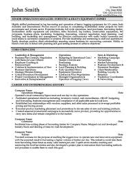 senior operations manager resume