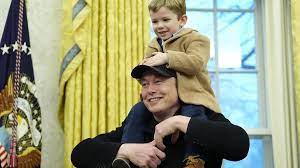 4-Jähriger Sohn X Æ A-Xii stahl Elon Musk im Oval Office die Show