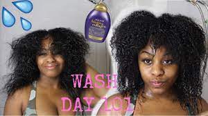While cleansing conditioners are gentle on your curls and do help with retaining moisture while washing, this doesn't mean that you should rule out shampoo completely. Wash Day Routine 4a 4b 4c Type Natural Hair Ll Ft Ogx Hair Products Youtube