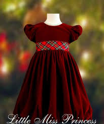 Rich Velvet Girls Holiday Christmas Dress Little Girl Christmas Dresses Toddler Christmas Dress Little Girl Dresses