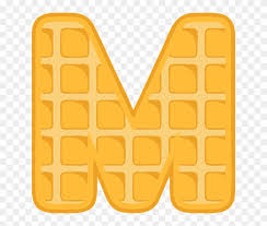 200+ vectors, stock photos & psd files. M Alphabet Waffle Letter Typography Text Font Clipart 1839239 Pikpng