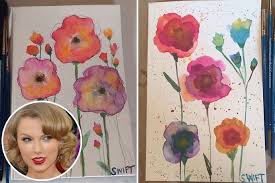 Check spelling or type a new query. Reading Into Taylor Swift S Floral Watercolors Vanity Fair