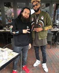 What S In Their Wardrobe Odell Beckham Jr Nice Kicks Beckham Jr Odell Beckham Jr Bape Jacket