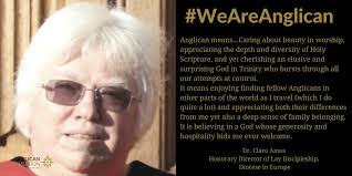 Anglican Communion в X: „What does 'Anglican' mean to you? Dr. Clare Amos,  honorary director of lay discipleship in the @DioceseinEurope, shares her  thoughts! #WeAreAnglican #Anglican #AnglicanCommunion  https://t.co/3qhl111KKF“