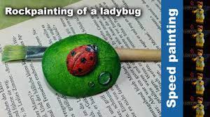 Maybe you would like to learn more about one of these? Speed Painting Rock Painting Of A Ladybug Steine Bemalen Marienkafer Youtube