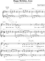 Brooklyn Tabernacle Choir Happy Birthday Jesus Sheet Music In G Major Transposable Download Print Sheet Music Tabernacle Choir Music