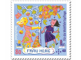 Insgesamt sind es 20 stück mit jeweils 1,50 euro. Grimms Marchen Frau Holle Die Prufung Briefmarke Zu 0 80 0 40 10er Bogen Shop Deutsche Post
