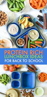 Protein Rich Lunchbox Ideas For An Easy Back To School Lunch Recipe Protein Lunch Kids Lunch High Protein Lunch Ideas