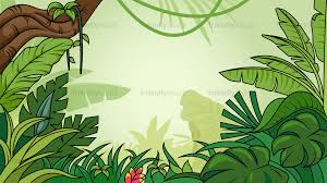 Tropical Jungle Background Cartoon Vector Clipart Friendlystock Jungle Illustration Forest Illustration Cartoon Background