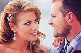 Vintage Glam At The Height of The Las Vegas Strip Clad In Deep Purples &  Soft Greys