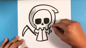 How To Draw Cute Grim Reaper Halloween Drawings Youtube Actually the grim reaper is from cartoon network's top 1 character from bily & mandy. how to draw cute grim reaper halloween drawings