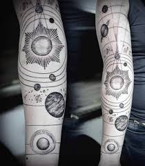 Top 33 Solar System Planet Tattoo Ideas 2021 Inspiration Guide