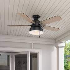 Flush mount ceiling fans comparison chart. Hunter Fan 52 Mill Valley 5 Blade Flush Mount Ceiling Fan With Pull Chain And Light Kit Included Reviews Wayfair
