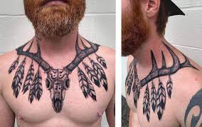 Amusing image showing a woman with a pregnant belly that is decorated with a floral henna design. Top 59 Best Deer Skull Tattoo Ideas 2021 Inspiration Guide
