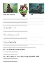 Check spelling or type a new query. The Jungle Book Character Description Middle Ability By Charlotte Jaques