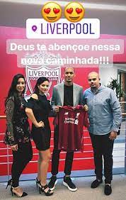 The father of liverpool star fabinho has died. Fabinho S Wife Posts Behind The Scenes Footage Of Brazilian S 44million Liverpool Move Daily Mail Online