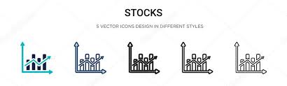 Check out our stock icon selection for the very best in unique or custom, handmade pieces from our digital shops. Stocks Icon In Filled Thin Line Outline And Stroke Style Vector Illustration Of Two Colored And Black Stocks Vector Icons Designs Can Be Used For Mobile Ui Web Premium Vector In