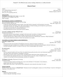 Sep 17, 2020 · a curriculum vitae, commonly known as a cv, is an alternative to writing a resume to apply for a job. Free 7 Medical Student Cv Samples In Ms Word Pdf
