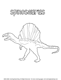 Spinosaurus Coloring Page By Coloringbookshop Com Spinosaurus Coloring Pages Dinosaur Coloring Pages