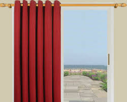 Tie the room together by coordinating with this sheer voile door curtain panels for standard door sizes, or this patio sliding door curtain panels for wider sliding doors or double doors. Patio Door Curtains Thecurtainshop Com