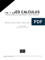 The book includes some exercises and examples from elementary calculus: Applied Calculus For Business Gordon Pdf Integral Exponential Function