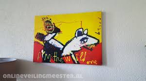Het werk meet 76 x 56 cm. Kunstdruck Herman Brood Ich Bin Der Wilde Onlineauctionmaster Com