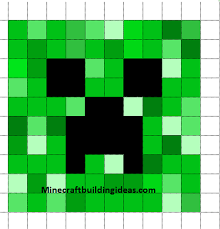 Mine Craft Creeper Minecraft Quilt Minecraft Pixel Art Pixel Art Templates