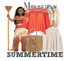 Moana By Tallybow Liked On Polyvore Featuring Panacea Ulla Johnson River Island Vix Billabong And Moana Outfits Disney Inspired Outfits Disney Outfits