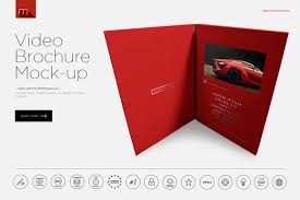Video Brochure Mock Up Brochure Mocking Mockup