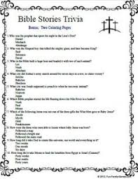 Mar 29, 2021 · here are the best bible trivia questions and answers, including fun, easy bible quizzes for kids and youth, and hard questions for teens and adults. Uysez41r06skvm