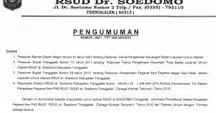 Swara dinamika konsulindo maret 2019. Lowongan Kerja Non Pns Di Rsud Kabupaten Trenggalek Jawa Timur Tahun 2016