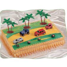 Cake decorating kits supplies with 7 cake tips, 1 pastry bag and 1 coupler. Cake Decoration Kit Cars On The Road Kardasis