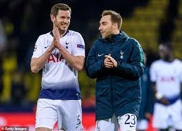 He has been married to his wife debra eriksen for decades. Christian Eriksen Dismisses Claims Tottenham S Jan Vertonghen Had An Affair With His Girlfriend Daily Mail Online