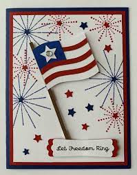 Create american independence day greeting cards to send awesome messages for this special 2. Handmade 4th Of July Card A2 Independence Day Etsy Independence Day Card Cards Military Cards